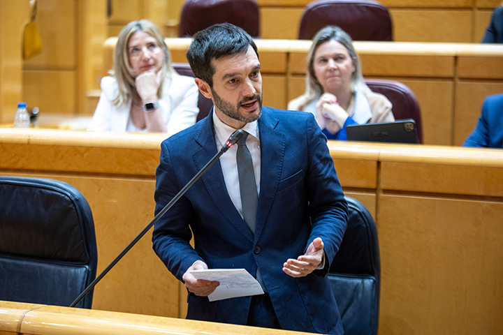 Pablo Bustinduy en el Senado