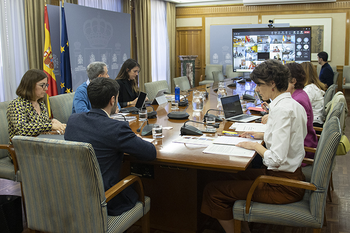Reunión online del ministerio con las Comunidades Autónomas